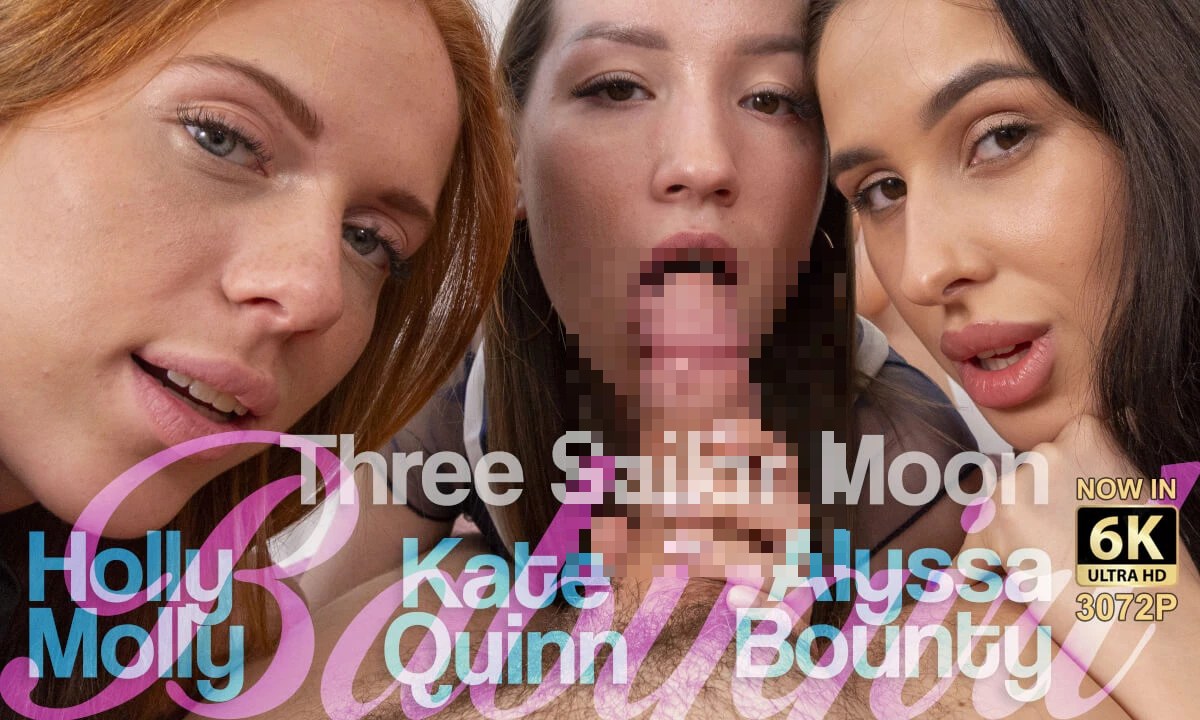 Three Sailor Moon girls suck and fuck you