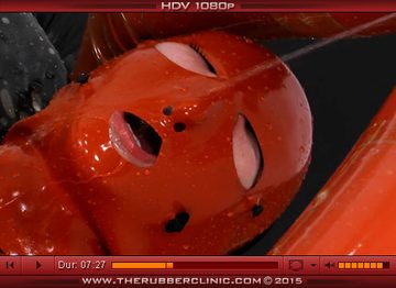 Piss Soaked Rubber Vac-Bed Session Part 5